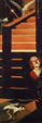 obraz veselho klauna 1984, olej na pltn, 100x40